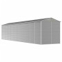 Garden shed light gray galvanized steel 191x895x198 cm by vidaXL, Sheds - Ref: Foro24-3188251, Price: 1,00 €, Discount: %