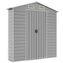 Garden shed light gray galvanized steel 191x895x198 cm by vidaXL, Sheds - Ref: Foro24-3188251, Price: 1,00 €, Discount: %