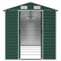 Cobertizo de jardín acero galvanizado verde 191x470x198 cm de vidaXL, Cobertizos - Ref: Foro24-3188235, Precio: 900,14 €, Des...