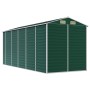 Cobertizo de jardín acero galvanizado verde 191x470x198 cm de vidaXL, Cobertizos - Ref: Foro24-3188235, Precio: 900,14 €, Des...