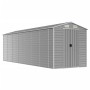 Cobertizo de jardín acero galvanizado gris claro 191x640x198 cm de vidaXL, Cobertizos - Ref: Foro24-3188248, Precio: 870,72 €...