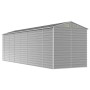 Cobertizo de jardín acero galvanizado gris claro 191x640x198 cm de vidaXL, Cobertizos - Ref: Foro24-3188248, Precio: 870,72 €...