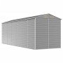 Cobertizo de jardín acero galvanizado gris claro 191x555x198 cm de vidaXL, Cobertizos - Ref: Foro24-3188247, Precio: 804,36 €...