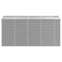 Cobertizo de jardín acero galvanizado gris claro 191x385x198 cm de vidaXL, Cobertizos - Ref: Foro24-3188245, Precio: 566,09 €...