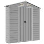 Garden shed light gray galvanized steel 191x810x198 cm by vidaXL, Sheds - Ref: Foro24-3188250, Price: 1,00 €, Discount: %