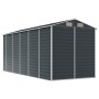 Garden shed anthracite galvanized steel 191x470x198 cm by vidaXL, Sheds - Ref: Foro24-3188257, Price: 823,30 €, Discount: %