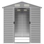 Garden shed light gray galvanized steel 191x215x198 cm by vidaXL, Sheds - Ref: Foro24-3188243, Price: 453,06 €, Discount: %