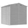 Garden shed light gray galvanized steel 191x215x198 cm by vidaXL, Sheds - Ref: Foro24-3188243, Price: 453,06 €, Discount: %