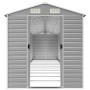 Garden shed light gray galvanized steel 191x980x198 cm by vidaXL, Sheds - Ref: Foro24-3188252, Price: 1,00 €, Discount: %