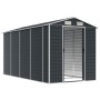 Galvanized steel garden shed anthracite 191x385x198 cm by vidaXL, Sheds - Ref: Foro24-3188256, Price: 662,70 €, Discount: %