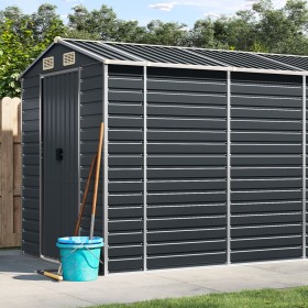 Garden shed anthracite galvanized steel 191x725x198 cm by vidaXL, Sheds - Ref: Foro24-3188260, Price: 1,00 €, Discount: %