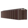 Brown galvanized steel garden shed 191x895x198 cm by vidaXL, Sheds - Ref: Foro24-3188273, Price: 1,00 €, Discount: %