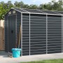 Galvanized steel garden shed anthracite 191x810x198 cm by vidaXL, Sheds - Ref: Foro24-3188261, Price: 1,00 €, Discount: %