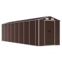 Brown galvanized steel garden shed 191x725x198 cm by vidaXL, Sheds - Ref: Foro24-3188271, Price: 1,00 €, Discount: %