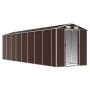 Brown galvanized steel garden shed 191x725x198 cm by vidaXL, Sheds - Ref: Foro24-3188271, Price: 1,00 €, Discount: %