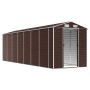 Cobertizo de jardín acero galvanizado marrón 191x640x198 cm de vidaXL, Cobertizos - Ref: Foro24-3188270, Precio: 926,52 €, De...