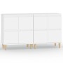 Aparadores 2 uds madera contrachapada blanco 60x35x70 cm de vidaXL, Aparadores - Ref: Foro24-3185751, Precio: 131,06 €, Descu...