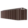 Brown galvanized steel garden shed 191x810x198 cm by vidaXL, Sheds - Ref: Foro24-3188272, Price: 1,00 €, Discount: %