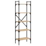 Bookcase with 5 oak Sonoma wood shelves 56x31.5x174 cm by vidaXL, Bookcases and shelves - Ref: Foro24-833344, Price: 59,60 €,...