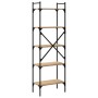 Bookcase with 5 oak Sonoma wood shelves 56x31.5x174 cm by vidaXL, Bookcases and shelves - Ref: Foro24-833344, Price: 59,60 €,...