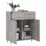 Aparador de madera de ingeniería gris Sonoma 69,5x34x90 cm de vidaXL, Aparadores - Ref: Foro24-827962, Precio: 83,78 €, Descu...