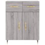 Sonoma gray engineered wood sideboard 69.5x34x90 cm by vidaXL, Sideboards - Ref: Foro24-827962, Price: 84,42 €, Discount: %