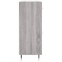 Aparador de madera de ingeniería gris Sonoma 69,5x34x90 cm de vidaXL, Aparadores - Ref: Foro24-827962, Precio: 84,42 €, Descu...