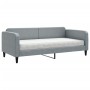 Sofá cama con colchón tela gris claro 90x190 cm de vidaXL, Camas y somieres - Ref: Foro24-3196808, Precio: 333,73 €, Descuent...