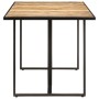 Mesa de comedor madera de mango rugosa 200 cm de vidaXL, Mesas de cocina y de comedor - Ref: Foro24-320697, Precio: 372,56 €,...