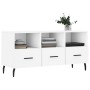 Mueble de TV madera de ingeniería blanco 102x36x50 cm de vidaXL, Muebles TV - Ref: Foro24-829052, Precio: 81,41 €, Descuento: %