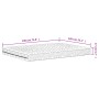 Colchón de espuma dureza 2 3 blanco 140x190 cm de vidaXL, Colchones - Ref: Foro24-356344, Precio: 187,96 €, Descuento: %