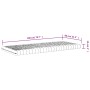 7-zone foam mattress hardness 20 ILD white 80x200 cm by vidaXL, Mattresses - Ref: Foro24-356349, Price: 108,73 €, Discount: %