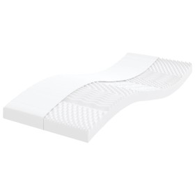 7-zone foam mattress hardness 20 ILD white 90x190 cm by vidaXL, Mattresses - Ref: Foro24-356350, Price: 118,11 €, Discount: %