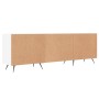 Mueble para TV madera de ingeniería blanco 150x30x50 cm de vidaXL, Muebles TV - Ref: Foro24-829068, Precio: 81,99 €, Descuent...