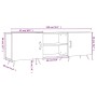 Mueble para TV madera de ingeniería blanco 150x30x50 cm de vidaXL, Muebles TV - Ref: Foro24-829068, Precio: 81,99 €, Descuent...