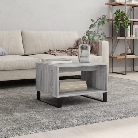 Sonoma gray engineered wood coffee table 60x50x40 cm by vidaXL, Coffee table - Ref: Foro24-829266, Price: 37,34 €, Discount: %