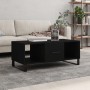 Black plywood coffee table 102x50x40 cm by vidaXL, Coffee table - Ref: Foro24-829325, Price: 52,56 €, Discount: %