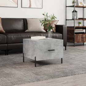 Concrete gray engineered wood coffee table 50x50x40 cm by vidaXL, Coffee table - Ref: Foro24-829420, Price: 43,99 €, Discount: %