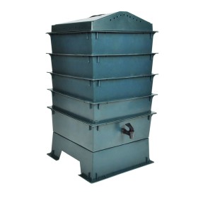 Worm farm with 4 trays 42x42x60 cm by vidaXL, Gardening accessories - Ref: Foro24-40585, Price: 92,99 €, Discount: %