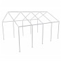 Estructura de acero para carpa de fiesta 8 x 4 m de vidaXL, Estructuras para carpas y cenadores - Ref: Foro24-40154, Precio: ...