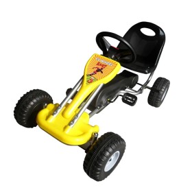 Rutschkart mit gelben Pedalen von vidaXL, Treten oder schieben Sie Fahrzeuge - Ref: Foro24-90252, Preis: 114,99 €, Rabatt: %