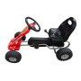 Kart correpasillos con pedales rojo de vidaXL, Vehículos a pedales o para empujar - Ref: Foro24-90253, Precio: 115,28 €, Desc...