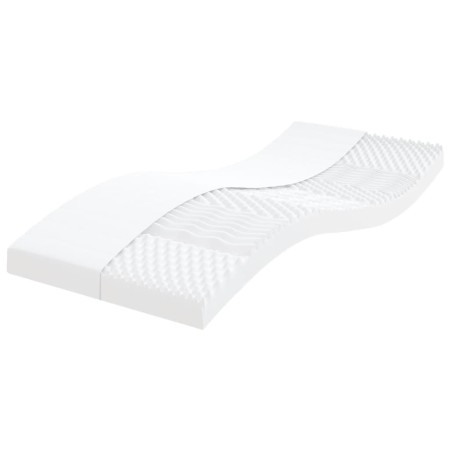 7-zone foam mattress hardness 20 ILD white 90x200 cm by vidaXL, Mattresses - Ref: Foro24-356352, Price: 110,88 €, Discount: %