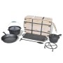 Set De Horno Holandés 9 Piezas de vidaXL, Ollas de hierro - Ref: Foro24-40829, Precio: 134,25 €, Descuento: %