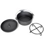 Set De Horno Holandés 9 Piezas de vidaXL, Ollas de hierro - Ref: Foro24-40829, Precio: 134,25 €, Descuento: %