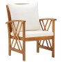 Garden furniture and cushions set 5 pieces solid acacia wood by vidaXL, Garden sets - Ref: Foro24-3057990, Price: 443,02 €, D...