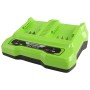 Greenworks Dual Slot Charger 24 V 2 A by Greenworks, Chargers and power adapters - Ref: Foro24-438310, Price: 40,62 €, Discou...