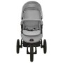 Carrito de bebés de acero gris claro de vidaXL, Cochecitos de bebé - Ref: Foro24-10259, Precio: 185,99 €, Descuento: %