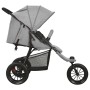 Carrito de bebés de acero gris claro de vidaXL, Cochecitos de bebé - Ref: Foro24-10259, Precio: 185,99 €, Descuento: %