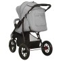 Carrito de bebés de acero gris claro de vidaXL, Cochecitos de bebé - Ref: Foro24-10259, Precio: 185,99 €, Descuento: %